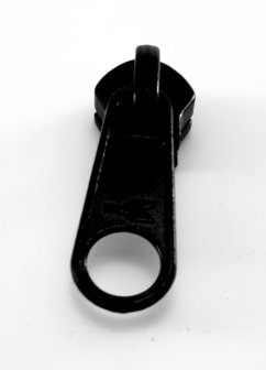 Schuiver voor rits 8 mm Zwart