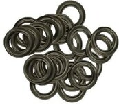 Tegenringen voor  gat Ø 4mm antraciet / zwart 1000 stuks