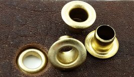 Nestelringen goudkleurig gat Ø 8 mm 100 st