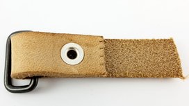 Sterke dubbele holniet 15 mm lang, 1 bolle kop Ø 11 mm, zilver 1.000 sets